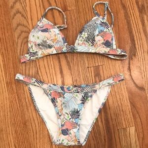Mosmann Australia NWT/NWOT tropical print bikini S